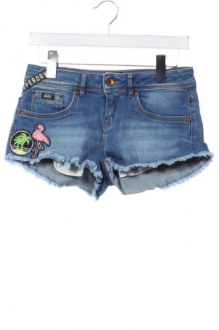 Pantaloni scurți de femei Superdry, Mărime M, Culoare Albastru, Preț 107,99 Lei