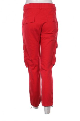 Pantaloni de femei Bershka, Mărime S, Culoare Roșu, Preț 76,00 Lei