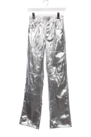 Damenhose Bershka, Größe XS, Farbe Silber, Preis € 11,99