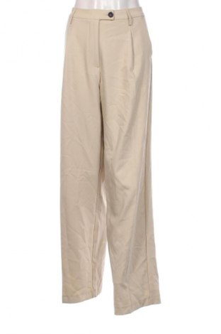 Damenhose Bershka, Größe L, Farbe Beige, Preis 21,99 €
