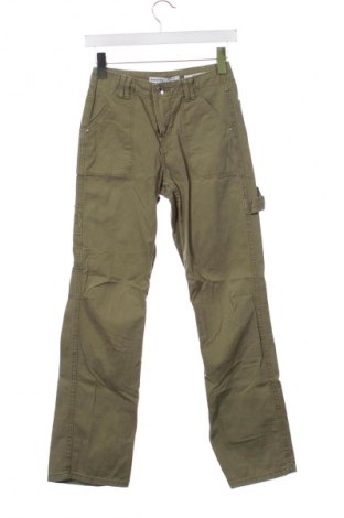 Damenhose Bershka, Größe XS, Farbe Grün, Preis 14,77 €