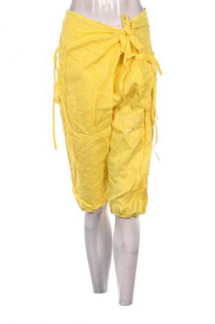 Pantaloni de femei Desigual, Mărime M, Culoare Galben, Preț 218,99 Lei