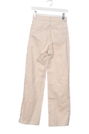 Damskie spodnie H&M, Rozmiar XS, Kolor ecru, Cena 91,24 zł