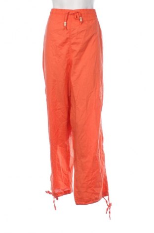 Damskie spodnie Janina, Rozmiar 4XL, Kolor Pomarańczowy, Cena 99,99 zł