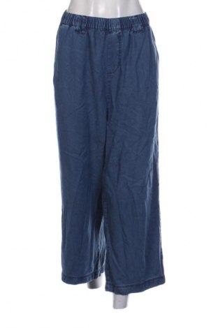 Pantaloni de femei Piazza Italia, Mărime L, Culoare Albastru, Preț 77,17 Lei