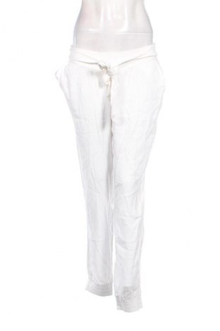 Pantaloni de femei Pimkie, Mărime L, Culoare Alb, Preț 46,76 Lei