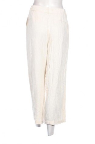 Pantaloni de femei Stradivarius, Mărime M, Culoare Ecru, Preț 76,00 Lei