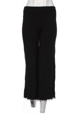 Pantaloni de femei Zara Knitwear, Mărime M, Culoare Negru, Preț 91,99 Lei
