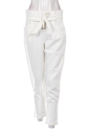 Pantaloni de femei Zara Trafaluc, Mărime S, Culoare Alb, Preț 71,05 Lei