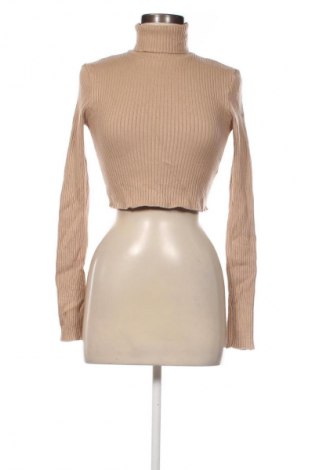 Damski sweter Bershka, Rozmiar M, Kolor Beżowy, Cena 50,99 zł