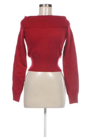 Pulover de femei Bershka, Mărime M, Culoare Roșu, Preț 66,99 Lei