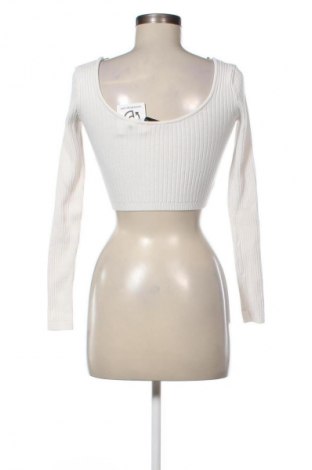 Pulover de femei Bershka, Mărime S, Culoare Alb, Preț 76,32 Lei