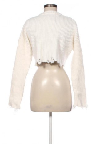 Damenpullover Bershka, Größe S, Farbe Weiß, Preis € 14,99