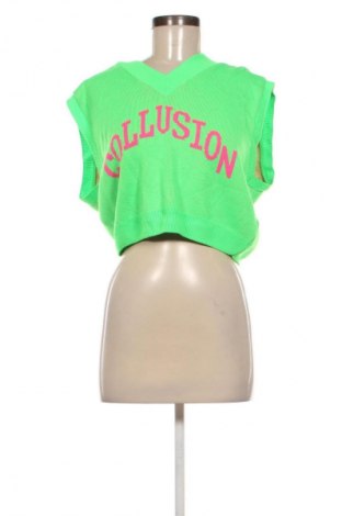 Pulover de femei Collusion, Mărime XL, Culoare Verde, Preț 46,99 Lei