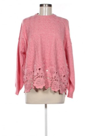 Dámský svetr M&V, Velikost L, Barva Růžová, Cena  309,00 Kč