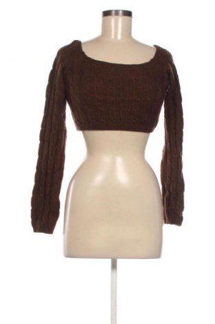 Pulover de femei NA-KD, Mărime S, Culoare Maro, Preț 66,99 Lei