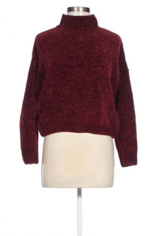 Дамски пуловер Pull&Bear, Размер XS, Цвят Червен, Цена 29,33 лв.