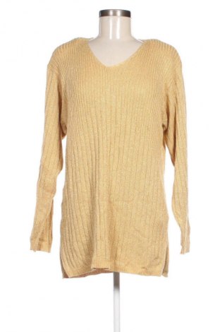 Damski sweter Rigany, Rozmiar M, Kolor Złocisty, Cena 63,99 zł