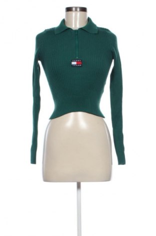 Damski sweter Tommy Hilfiger, Rozmiar S, Kolor Zielony, Cena 374,99 zł
