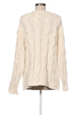 Дамски пуловер Zara, Размер M, Цвят Екрю, Цена 31,99 лв.
