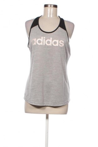Дамски спортен топ Adidas, Размер L, Цвят Сив, Цена 32,00 лв.