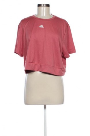 Damen Sporttop Adidas, Größe L, Farbe Rosa, Preis 23,99 €