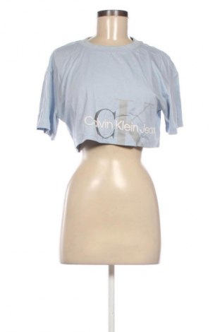 Damen Sporttop Calvin Klein, Größe S, Farbe Blau, Preis 29,99 €