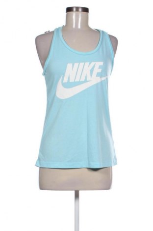 Дамски спортен топ Nike, Размер S, Цвят Син, Цена 22,99 лв.