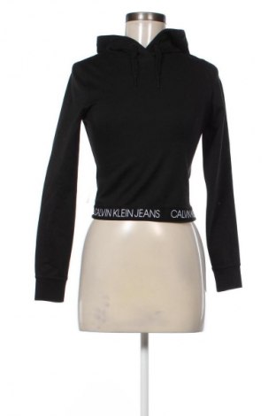 Дамски суитшърт Calvin Klein Jeans, Размер XS, Цвят Черен, Цена 78,99 лв.