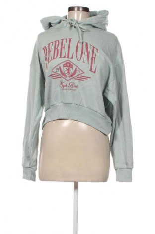Γυναικείο φούτερ Pull&Bear, Μέγεθος S, Χρώμα Πράσινο, Τιμή 14,99 €
