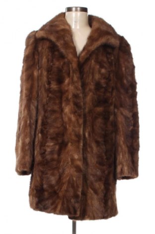 Palton din blană pentru damă Unbranded, Mărime M, Culoare Maro, Preț 754,99 Lei