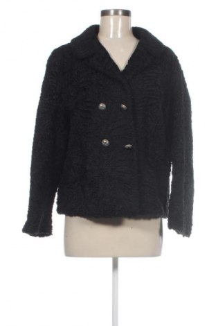 Palton din blană pentru damă Unbranded, Mărime M, Culoare Negru, Preț 624,99 Lei
