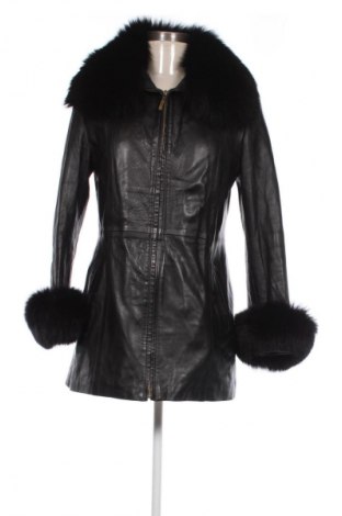 Damen Ledermantel Unbranded, Größe M, Farbe Schwarz, Preis 173,28 €