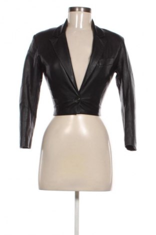 Geacă de piele pentru femei Amisu, Mărime XS, Culoare Negru, Preț 160,18 Lei