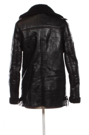 Női bőrdzseki Bershka, Méret S, Szín Fekete, Ár 15 639 Ft