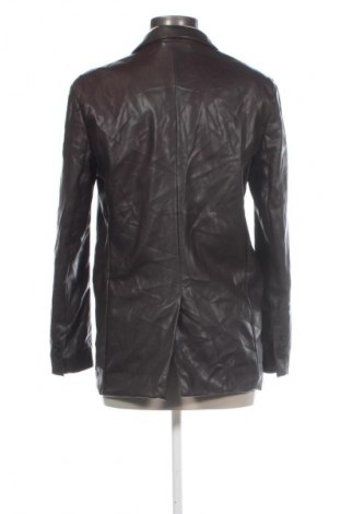 Γυναικείο δερμάτινο μπουφάν Bershka, Μέγεθος XS, Χρώμα Καφέ, Τιμή 28,99 €