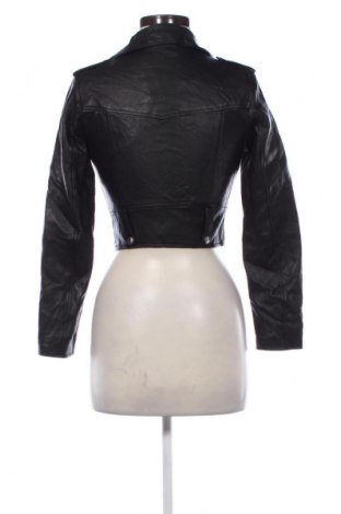 Dámska kožená bunda  Bershka, Veľkosť XS, Farba Čierna, Cena  24,95 €