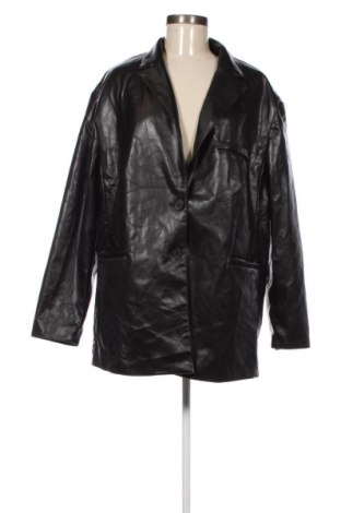 Női bőrdzseki H&M Divided, Méret XL, Szín Fekete, Ár 11 249 Ft