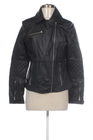 Geacă de piele pentru femei Isaco & Kawa, Mărime S, Culoare Negru, Preț 1.024,99 Lei