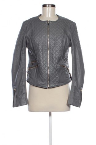 Dámska kožená bunda  Karen Millen, Veľkosť L, Farba Sivá, Cena  59,95 €