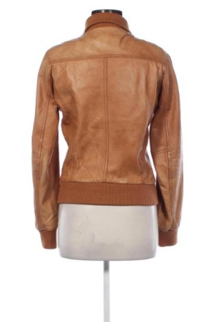 Damen Lederjacke Pimkie, Größe S, Farbe Orange, Preis 49,57 €