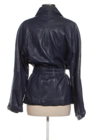 Geacă de piele pentru femei Unbranded, Mărime XL, Culoare Albastru, Preț 255,26 Lei