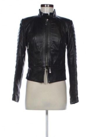 Дамско кожено яке Unbranded, Размер M, Цвят Черен, Цена 95,99 лв.