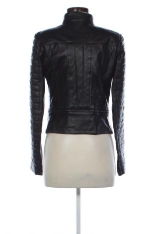 Дамско кожено яке Unbranded, Размер M, Цвят Черен, Цена 95,99 лв.
