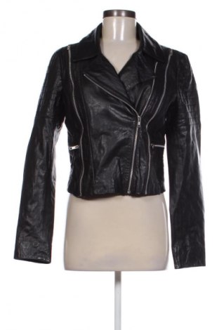 Damen Lederjacke VILA, Größe M, Farbe Schwarz, Preis 45,52 €