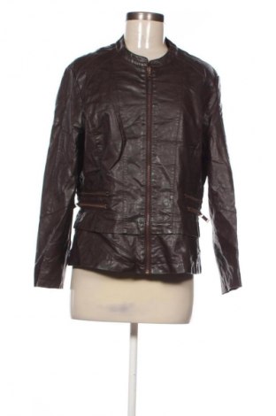 Geacă de piele pentru femei Viventy by Bernd Berger, Mărime XL, Culoare Maro, Preț 158,99 Lei