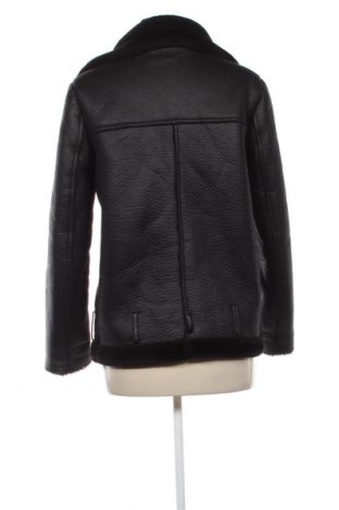 Geacă de piele pentru femei Zara, Mărime S, Culoare Negru, Preț 107,89 Lei