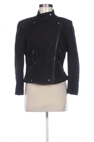 Geacă de piele pentru femei Zara, Mărime L, Culoare Negru, Preț 632,50 Lei
