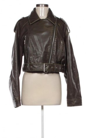 Dámská kožená bunda  Zara, Velikost XL, Barva Šedá, Cena  1 395,00 Kč