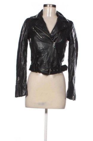 Damen Lederjacke Zara, Größe XS, Farbe Schwarz, Preis 31,99 €